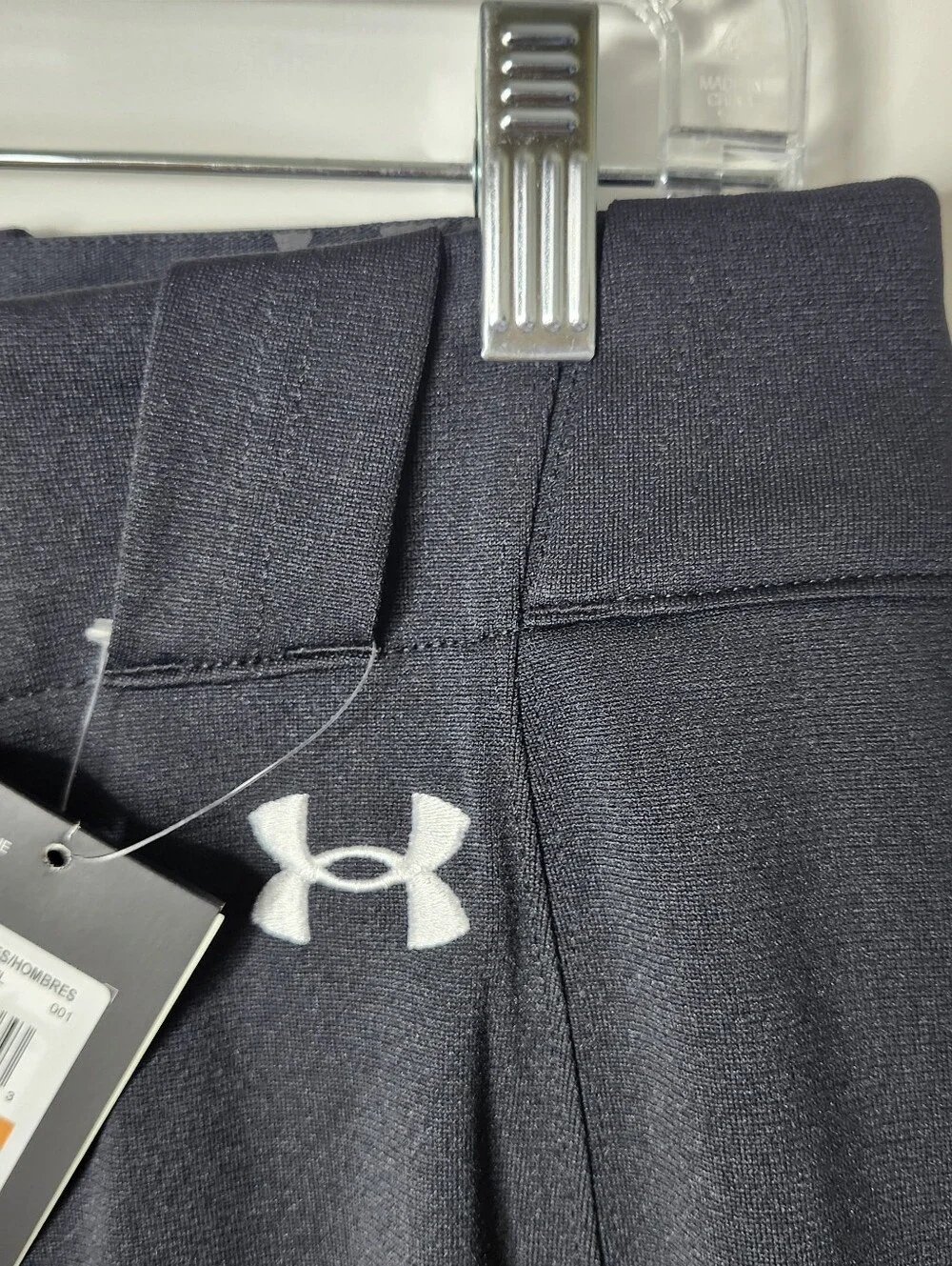 Under Armor Vanish Pro Tapered Loose Fit Baseball Pants Mens Small Black NEW